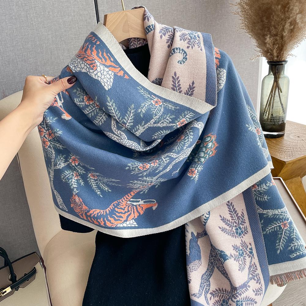 Cashmere Scarf For Women Thick Warm Winter Blanket  Female Luxury Quality Shawl Wrap Bufanda  Poncho Echarpe Pashmina