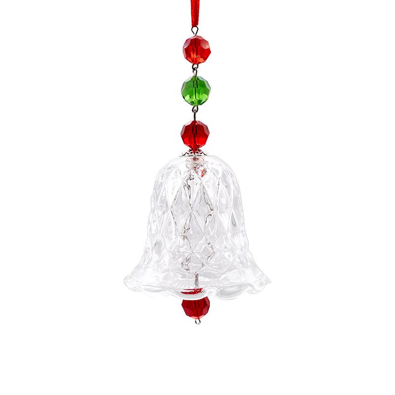 

Red Transparent Crystal Wind Chime Pendant for Christmas Tree Decorations