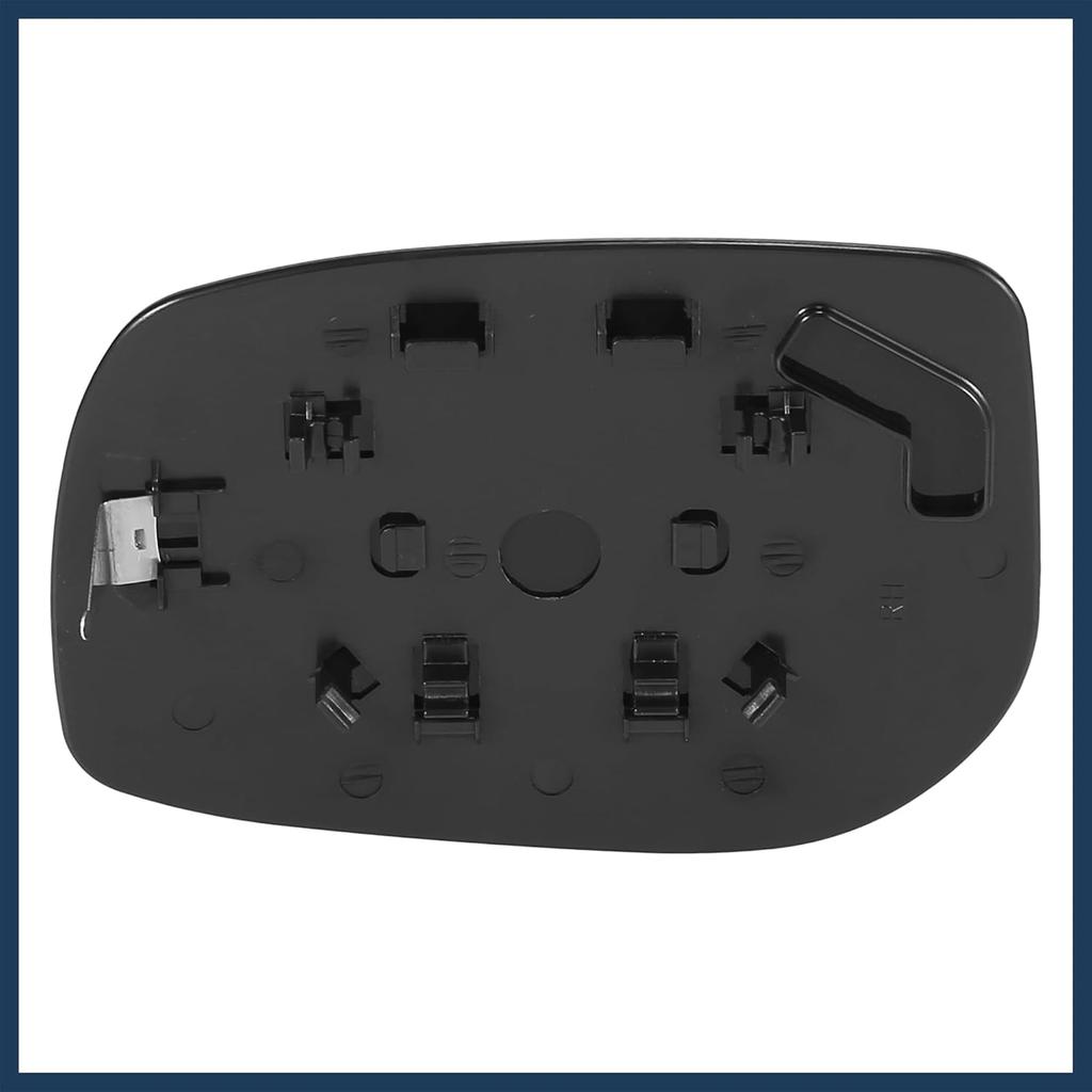 for Toyota Yaris 2006-2012 for Scion XD 2008-2014 Car Rearview Passenger Right Side Non-Heated Mirror Glass with Backing Plate 879080D210