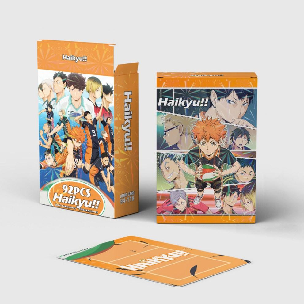 Haikyuu Fotokarta 60 ks Samolepky 32 ks Anime Zboží Postavy Karasuno High School Nekoma