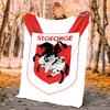 St George Illawarra Flannel Blanket Soft Warm All-Season Throw, Design for Camping, Car Travel, Hiking Sofa, Bed, Office Perfect Gift for Parties