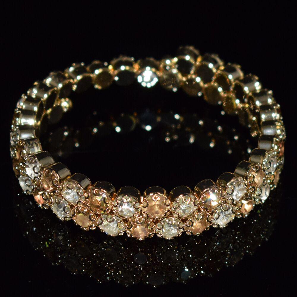 

Новый свадебный браслет на руку из страз AB, сценическое хрустальное украшение