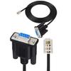 DB9 to RJ9 Adapter Cable 4P4C Phone Crystal Head Pin Serial Port RS232 Connection Cable Signal Cable