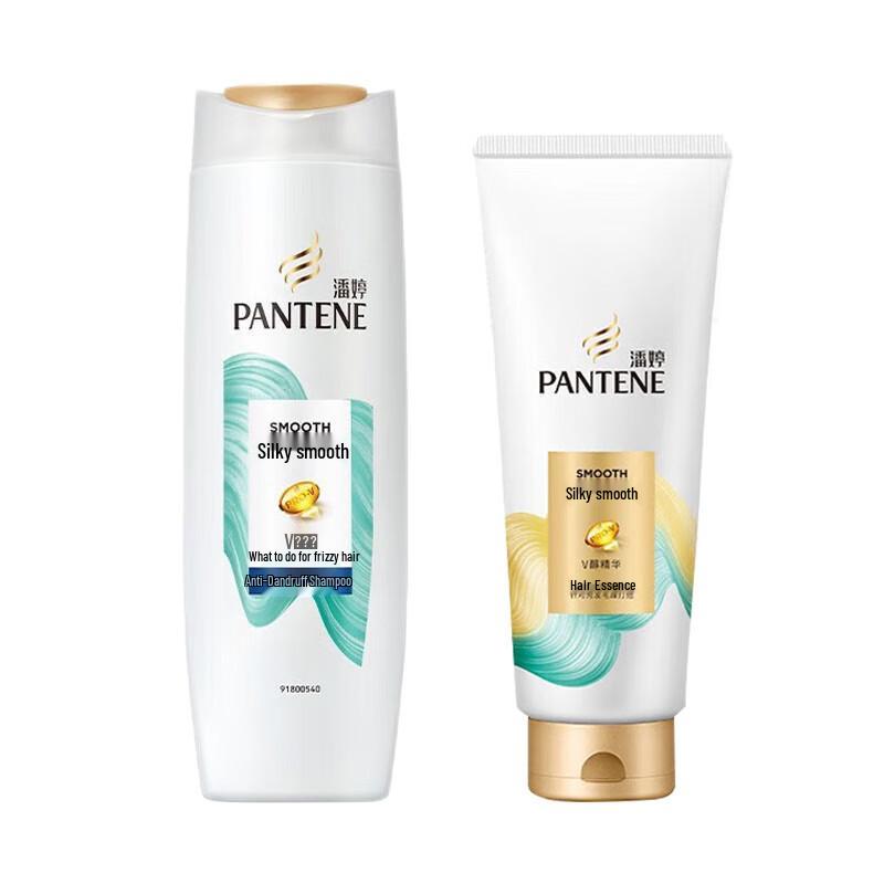 

Pantene Silky Smooth Anti-Dandruff Shampoo & Conditioner Set
