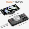 NINKI Compatible Samsung Galaxy Z Fold 6 Case Carbon Fiber with Strap,Shockproof Slim Cover Screen Protector Case for Samsung Z Fold 6 Phone Case