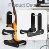 Guitar Stand Holder Multifunctional Gifts Assembly Vertical Space Saving Black Organizer