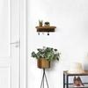 Wooden household living room wall-mounted wall rack Magazine letter hanger Key porch storage