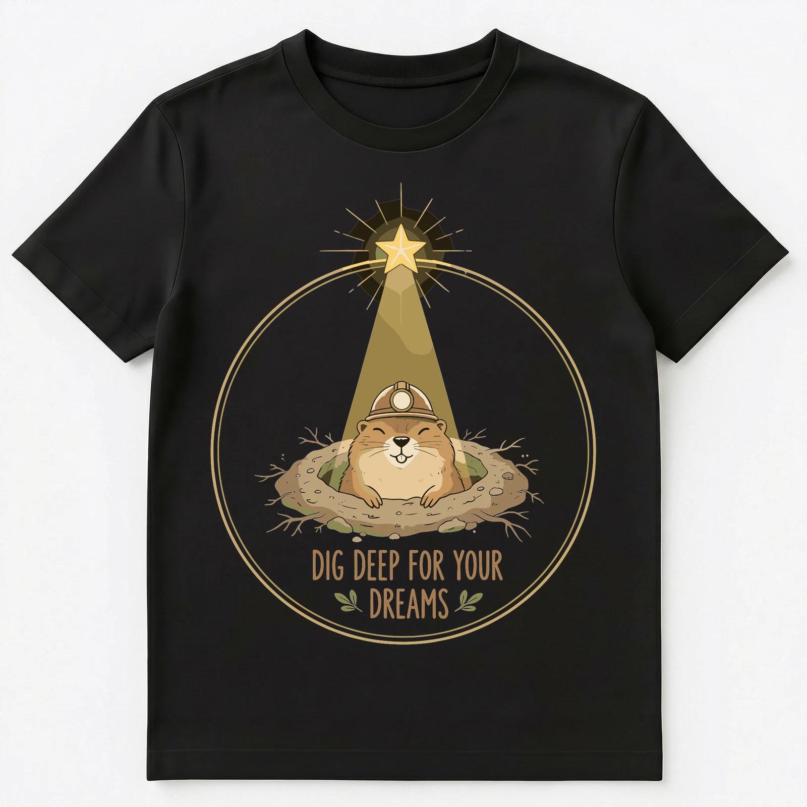 

Cute Motivational Mole Graphic Design Unisex T-Shirt L