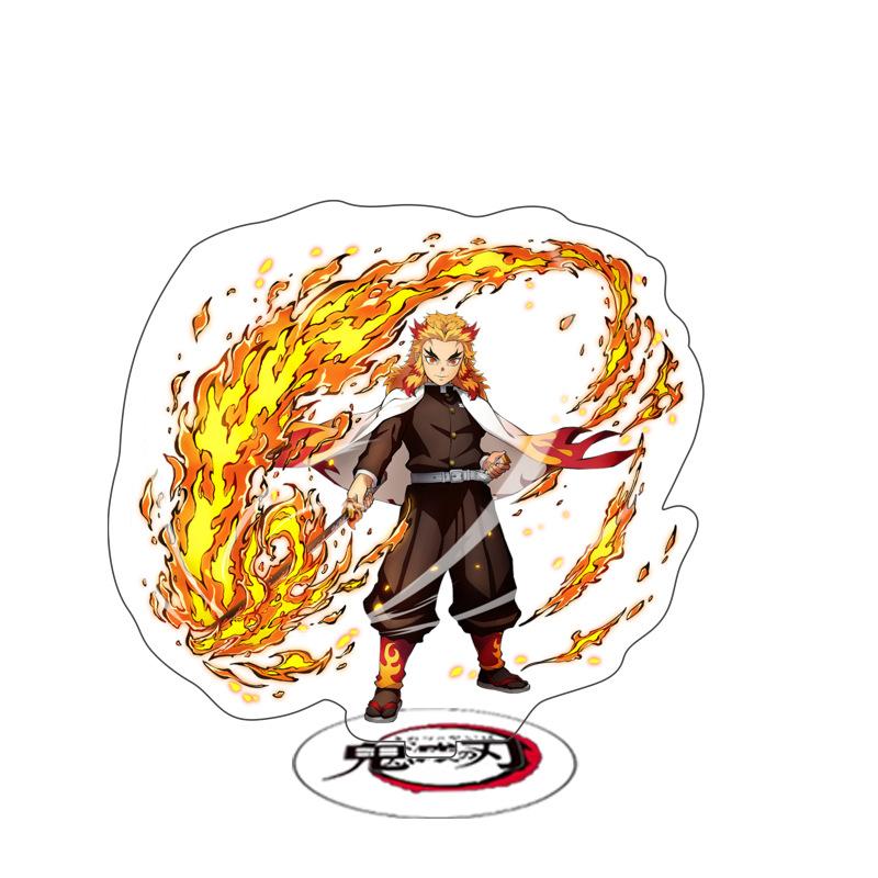 Double Sided New Demon Slayer Acrylic Stand Figures Tanjiro Nezuko Shinobu Giyu Anime Merchandise Collectible Display Decor
