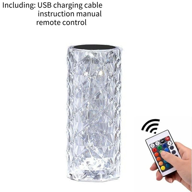 

Usb Colors 16 Charging Telecontrol Change Color Rose Night Lamp Touch Light Up