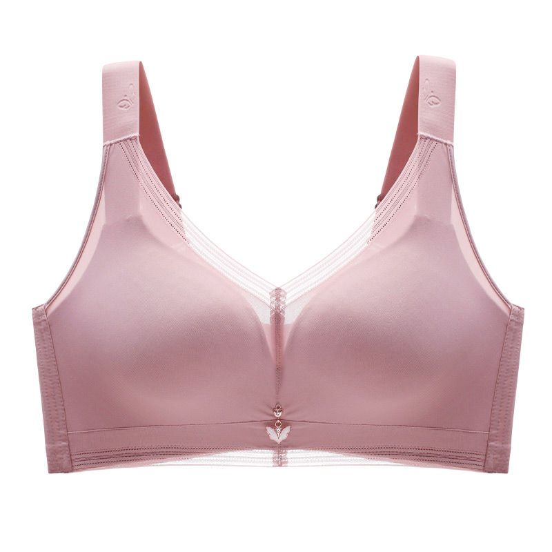 Underwear Women's Thin Style Strapless Bra with Converged and Adjustable Anti Drop Bra CDE