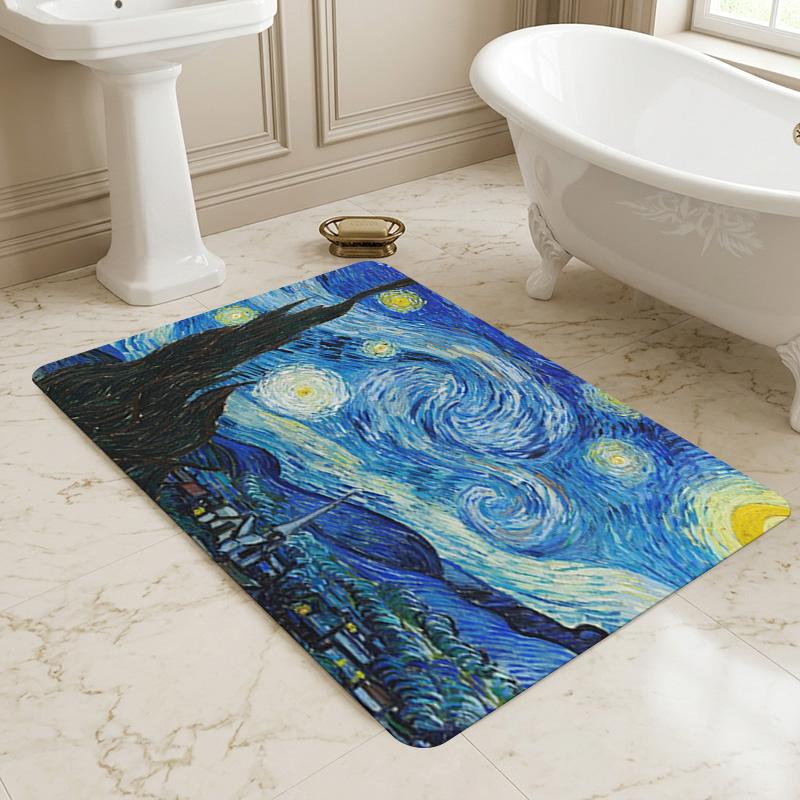 Starry Night Living Room Nonslip Area Rug Soft Carpet For Bedroom Game Playroom Sofa Office Home Decor Doormat Christmas Gift C926214