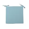 Waterproof Outdoor Chair Cushion 40x40x5 Cm ALIX Glacier Blue, by Soleil D'ocre