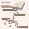 Universal Office Chair: Rotating, Lifting, Backrest - Perfect for Dorms and Workspaces