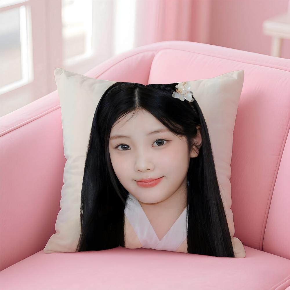 Fashion Star Fans Gift LLee Wonhee Cushion Cover Linen Pillowcase Cover Soft Decor for Sofa Home Room