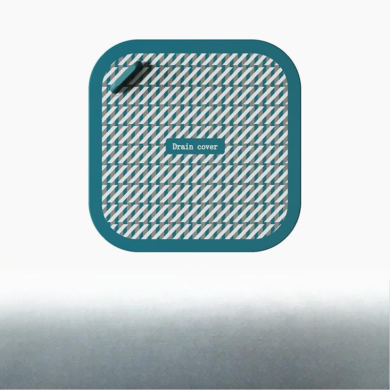 

Крышка для слива в полу против запаха, Прокладка против запаха для канализации, Мягкая резина для ванной комнаты, Волшебный инструмент для защиты от насекомых и запахов для туалета и кухни Check pattern жёлтый