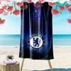 Chelsea F Print Strandtuch, Großes Weiches Schnelltrocknendes Handtuch für Strand Camping Schwimmen