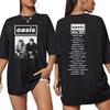 British Rock OOasis Live 25 Tour 2025 New T Shirt Mens Hip Hop Gothic Short Sleeve Tshirt Womens Punk Tide Clothing Tshirts