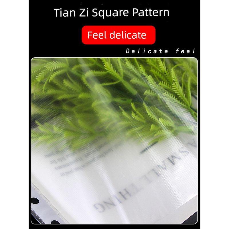 Thickened Plastic Film Multi-Page Protective Sleeve Removable Punch