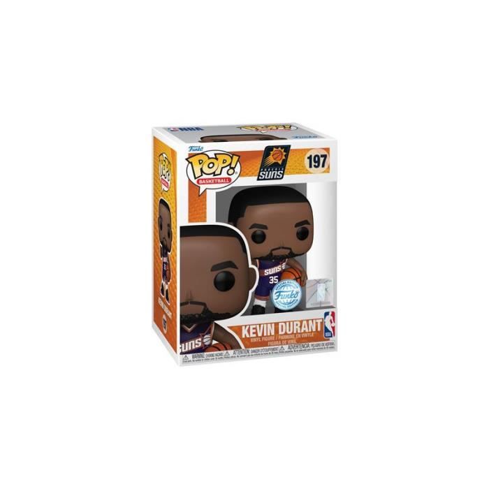 Figurine - funko - kevin durant - nba suns - édition icon - violet - mixte