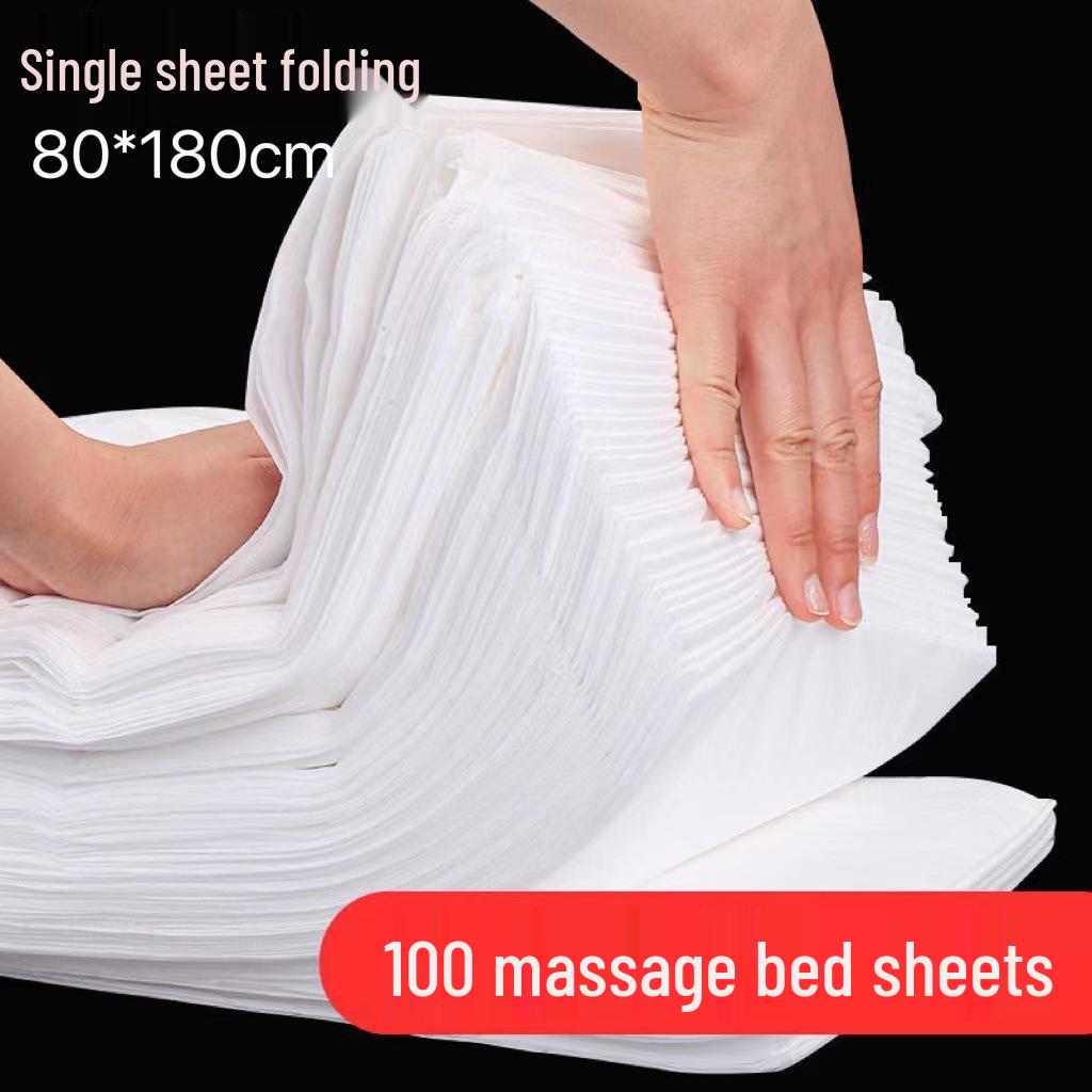 Disposable Waterproof Oil-Proof Nonwoven Bed Sheets with Hole for Massage Tables & Beauty Salons