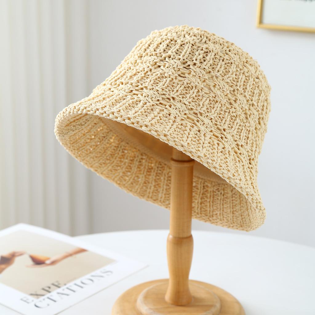 Summer Fashion Fisherman Seaside Sunhat, Beach New Bucket Hat Women Travel Casual Outdoor