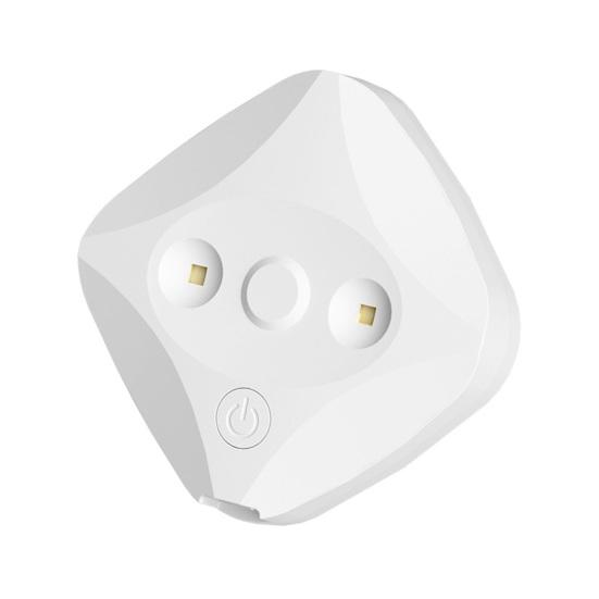 Nettoyant auto-adhésif pour cuvette de toilette avec lumière UV Installation facile Rechargeable Activé par détecteur de mouvement Lumière pour couvercle de toilette