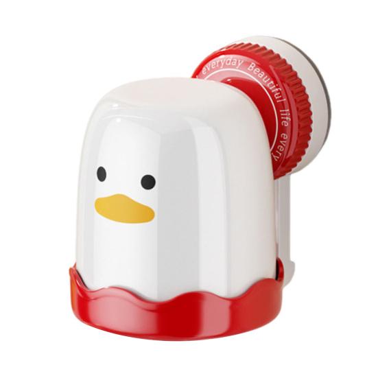 Suction Cup Toothbrush Holder Waterproof Cute Cartoon Bird Shape Simple Installation Bathroom Toothbrush Storage Rack