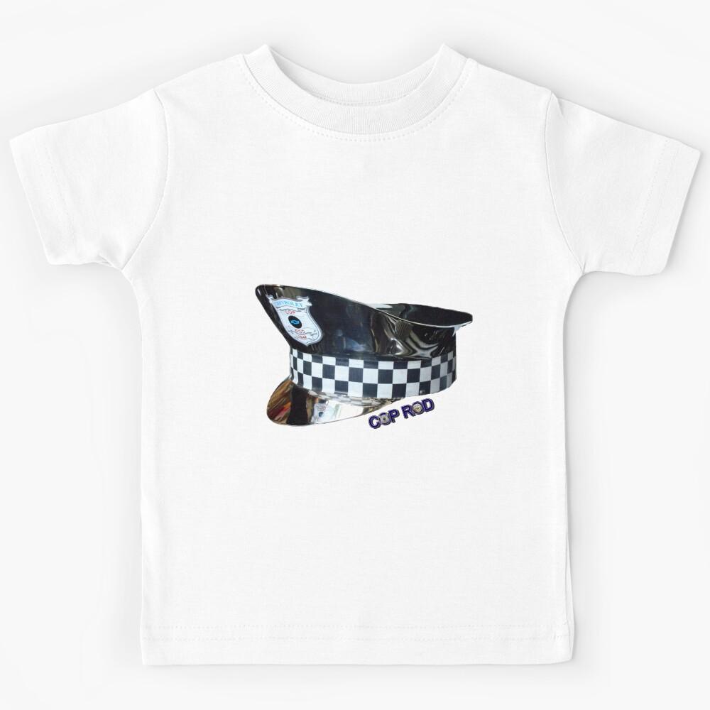 COP ROD S CUSTOM MADE AIR CLEANER POLICE HAT Kids T-Shirt 160