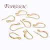 10pcs Hypoallergenic Earring Hooks Earwires Gold Plated Earrings Accessories DIY Jewelry Making Supplies