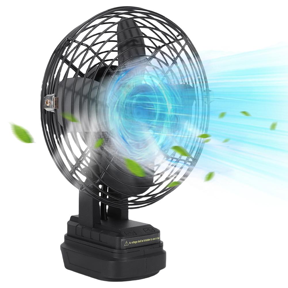 Battery Operated Fan Rechargeable Air Circulator Fan 2 Speed Settings Lithium Battery Desk Fan for Outdoor Travel