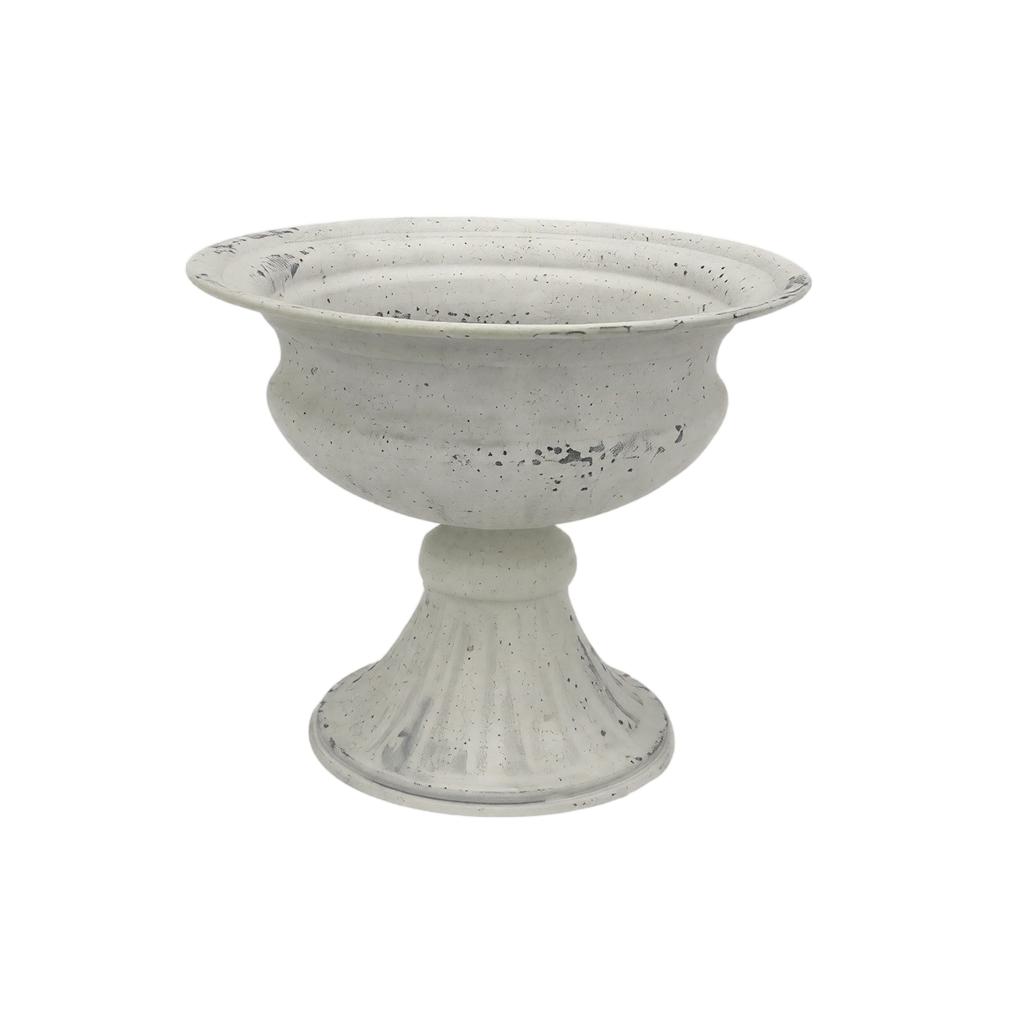 18W1077-1L Vintage Vase, Distressed Tall Planter for Outdoor Garden Succulents and Home Decor