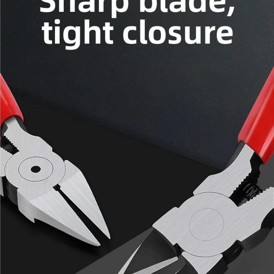 Sharp Diagonal Nozzle Pliers Electronic Cutting Tool for Plastic Gate Metal Wire Cable Precision Flush Cutter for DIY Repair