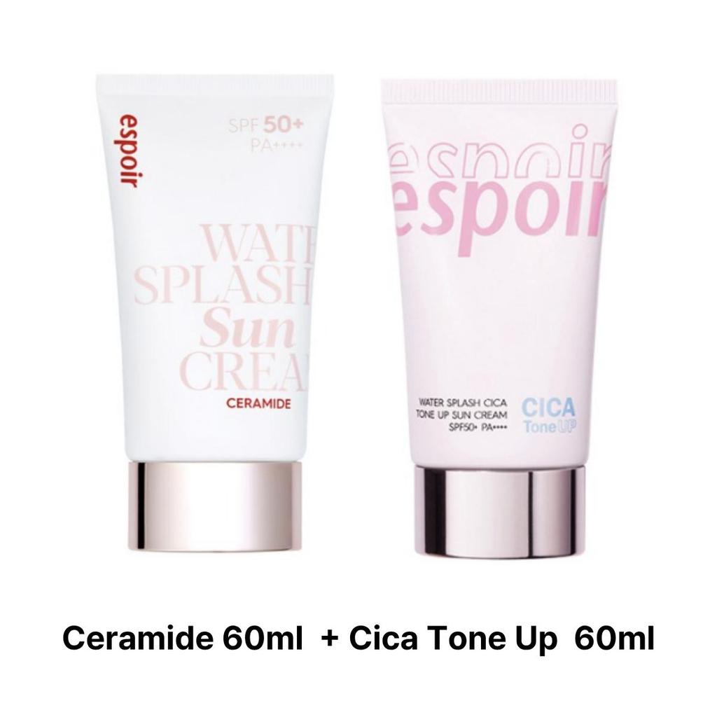 [Espoir] Water Splash Cica Tone Up Sun Cream SPF50+ 60ml