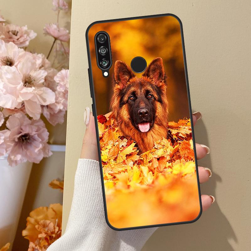 German Shepherd Dog For Huawei Nova 10 SE 9 3i 7i 8i 11i 12i Y73 Y90 Y70 Y72 Y61 Y91 P60 Pro P40 P30 Lite Case