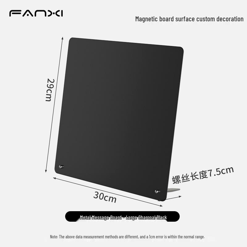 Magnetic Desktop Blackboard Memo Board - Erasable & Free-Standing for Office Use