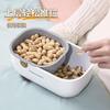 Lazy Melon Seeds Snacks Dried Fruit Fruit Box Double Layer Thickened Living Room Drain Basket Household Fruit Plate Drain Tray