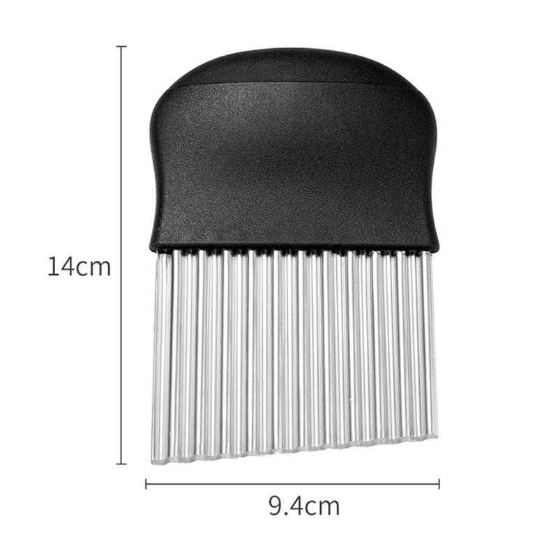 

Картофельный слайсер из нержавеющей стали, волнообразный нож, картофелерезка, бытовая кухонная многофункциональная овощерезка, кухонные принадлежности