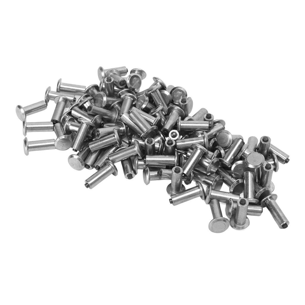100PCS Carbide Tire Studs Anti Slip Snow Spikes Screw Studs for Forklift Auto Car Truck Off Road