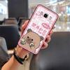 Full Wrap Anti-dust Phone Case For Samsung Galaxy J510/J5 2016/J5108 Shockproof Soft Case Graffiti Phone Pouch Couple