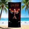 1Pc Lucifer'S Fiery Throne Beach Towel Quick Dry Multiuse For Beach Pool Gym Yoga Home Travel Christmas Halloween Xmas Gift L1442