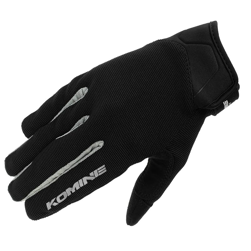 Komine (KOMINE) Motorcycle Gloves GK-1683 Ride Mesh Gloves Alessia Black Silver L