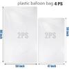Kerapa Large Balloon Bags (4 Pcs),balloon Transport Bags Transparent Giant Storage Bags 59x98 Inches(2pcs) 47x59 Inches(2pcs)