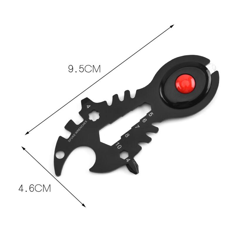 Fishbone Multi-tool Card with Light