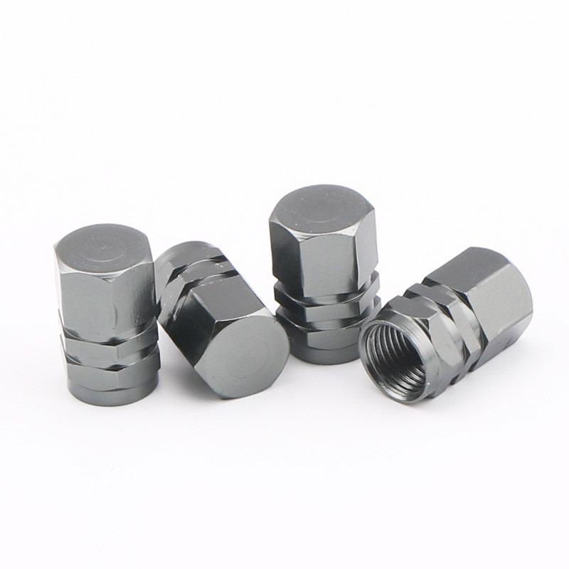 8Pcs/Set Aluminum Alloy Car Wheel Tire Valve Caps Tyre Rim Stem Covers Airdust Waterproof for Automobiles Motorcycles Trucks Bikes