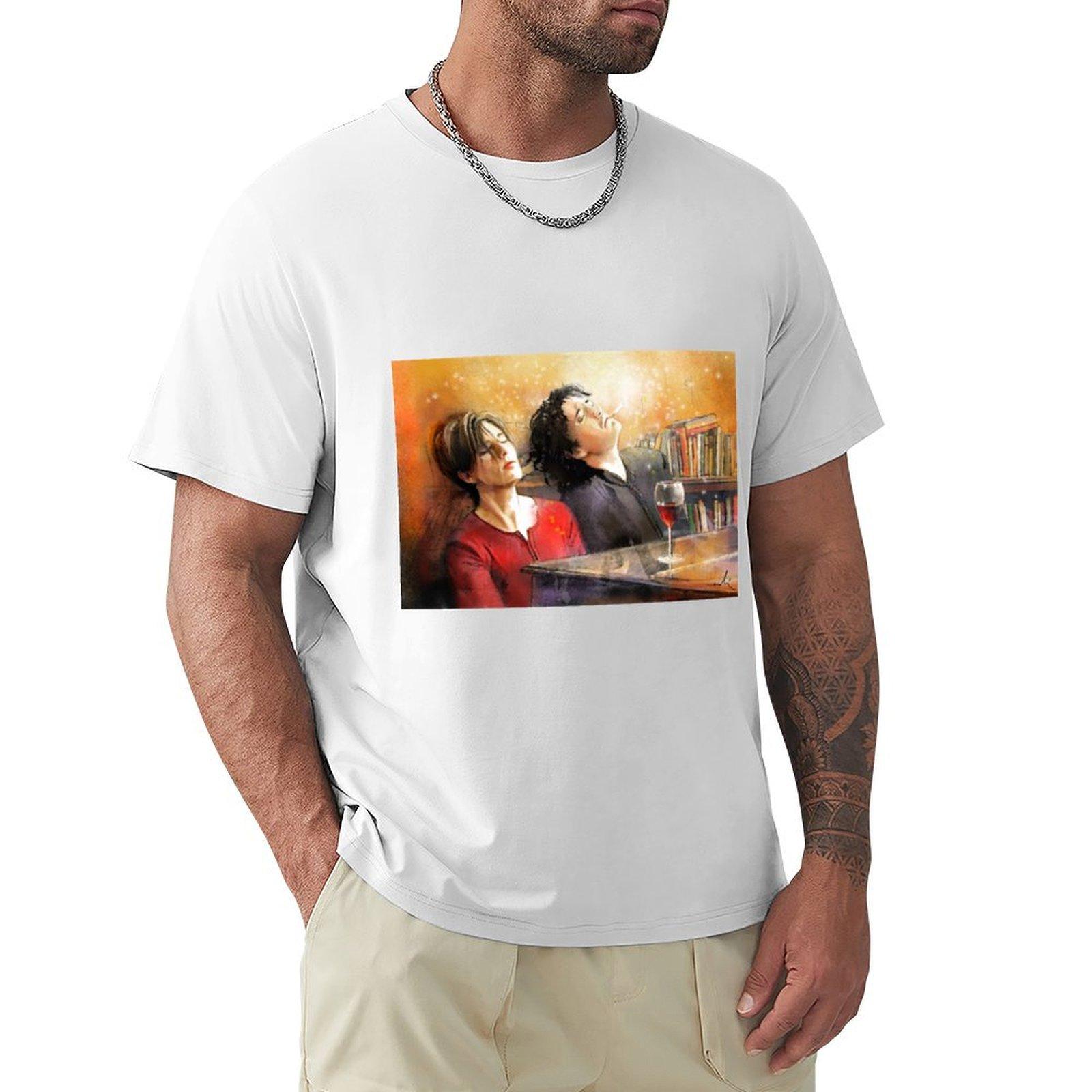 Dylan Moran and Tamsin Greig TShirt blanks anime figures Funny tshirt for a boy Tshirt men S