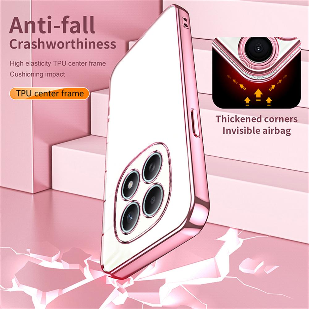 For Xiaomi Poco M8 5G/Redmi Note 15 5G (Global) Case Electroplating Frame Soft TPU Phone Cover