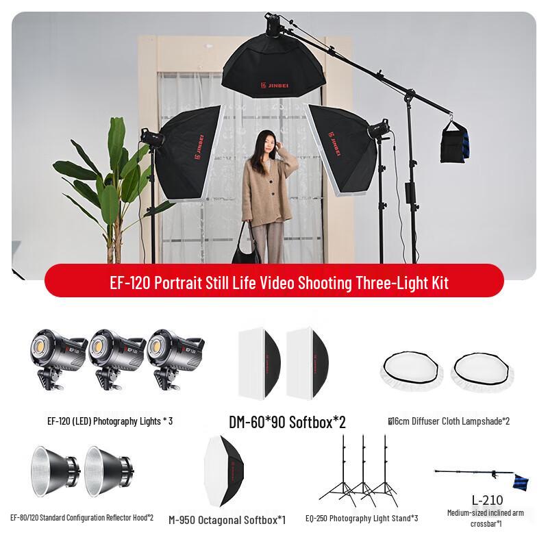 Jinbei EF120W LED Live Stream Fill Light