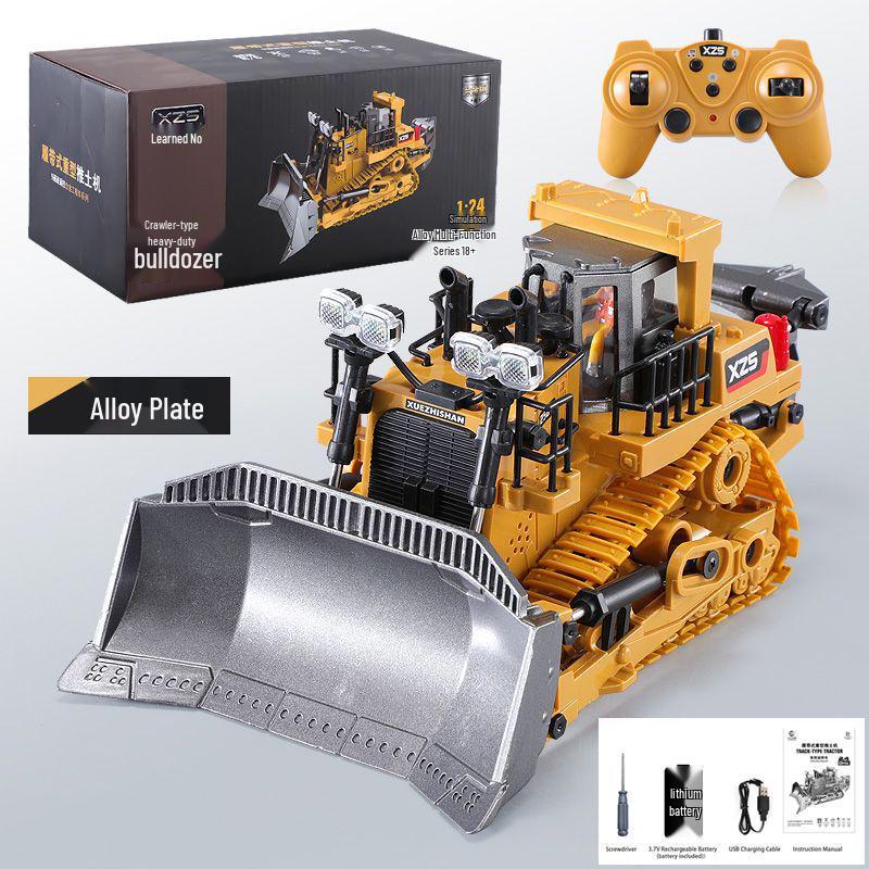 Kids' RC Excavator & Construction Vehicles: Dump Truck, Bulldozer, Loader