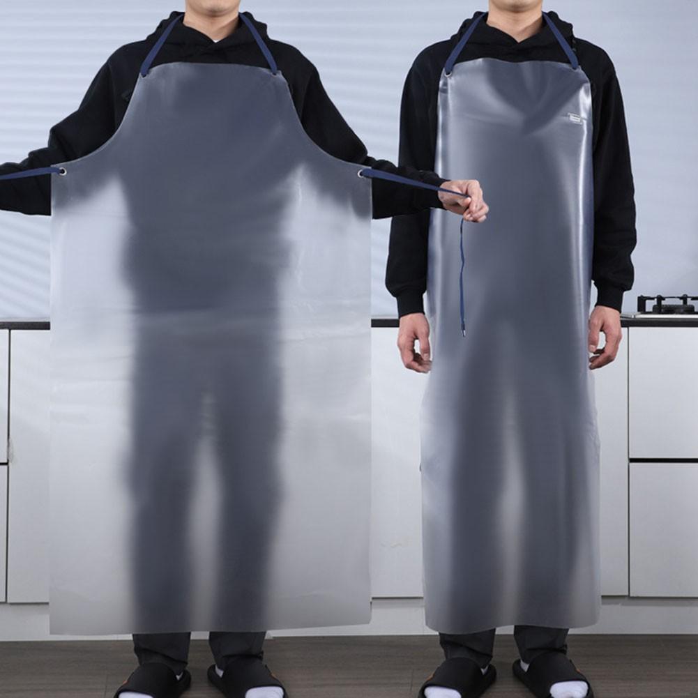 Housework Clean PVC Apron Kitchen Baking Cooking Anti-Oil